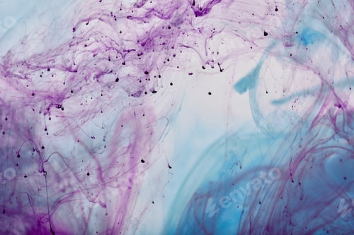 Preview: abstract pattern with purple and blue mixing paint