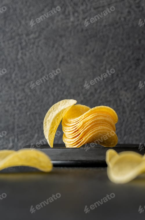 Preview: Potato chips on the plate