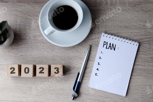 Preview: New year business concept background