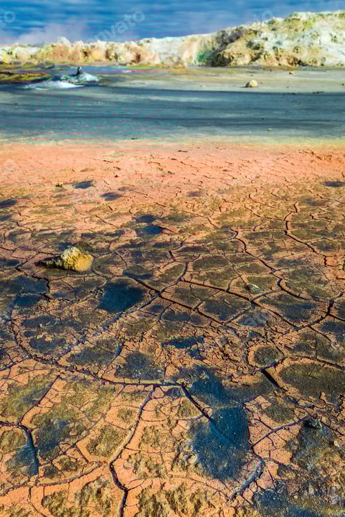 Preview: Steam and sulfur Namafjall landscape, Iceland