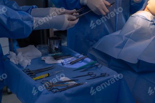 Preview: Surgical Instruments on Operating Room Table
