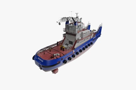 Preview: Multi-level tugboat "dioniso" with helipad