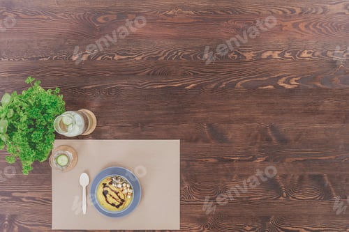 Preview: Yellow soup with balsamic vinegar