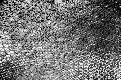 Preview: Modern architecture is composed of steel structure.