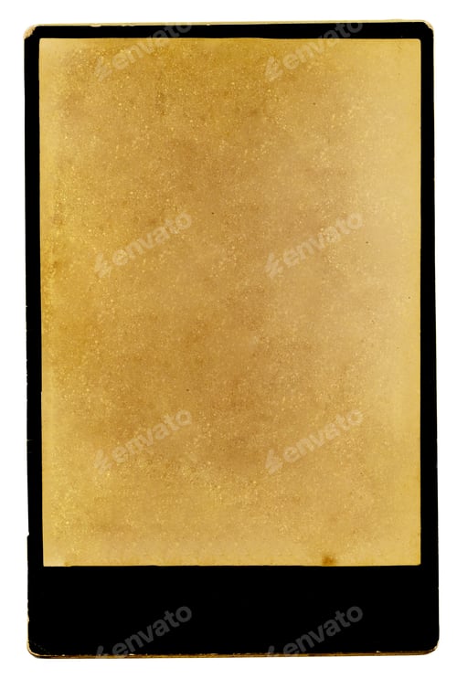 Preview: Old cardboard photo frame template