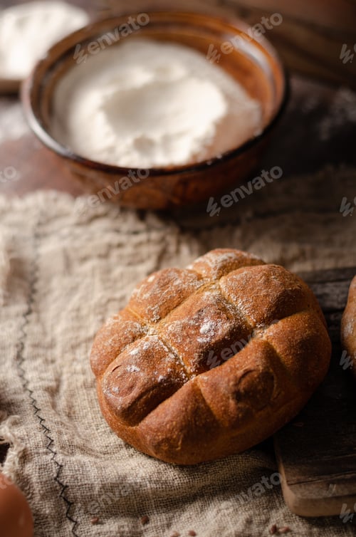 Preview: Freshly baked homemade buns