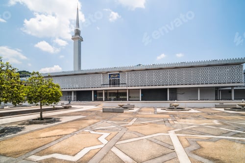 Preview: National Mosque (Masjid Negara Mosque or Grand Mosque), Kuala Lumpur, Malaysia, Southeast Asia
