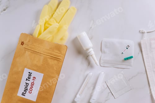 Preview: Cassette using rapid test device for COVID-19 widespread spread of the virus