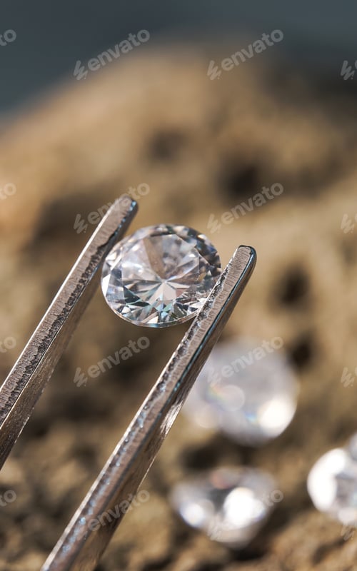 Preview: Natural Sapphire gemstone, Jewel or gems on black shine color. Collection of many different natural