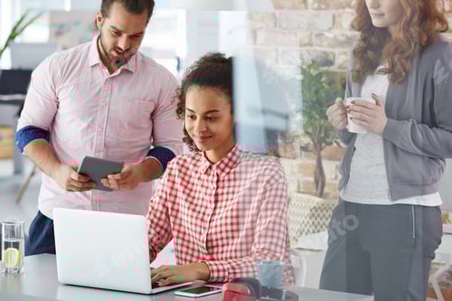 Creative team brainstorming new solutions