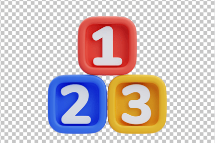 Preview: Number 3D Icon