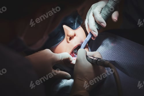 Preview: Process of dental operation for little boy