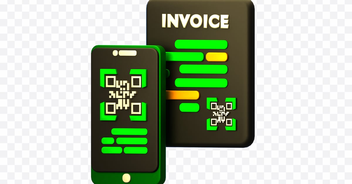 Scan Invoice 3D, Incl. digital & barcode - Envato