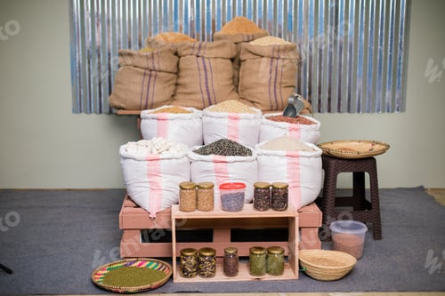 Preview: Beans Cereals Food Dry Packaged Parked Kenya East Africa Display