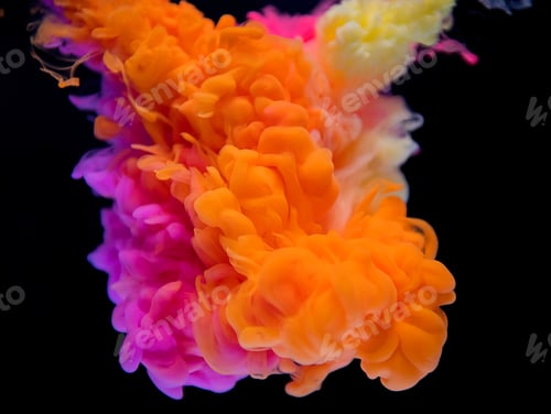 Preview: Abstract of orange and pink cloud