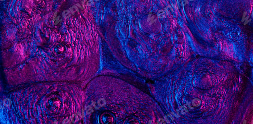 Preview: Ferrofluid illuminated with neon light