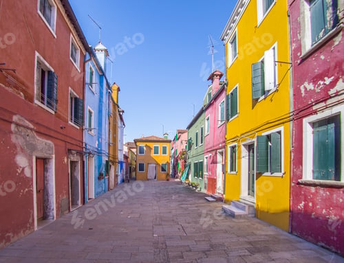 Preview: The colorful island of Burano, Italy.