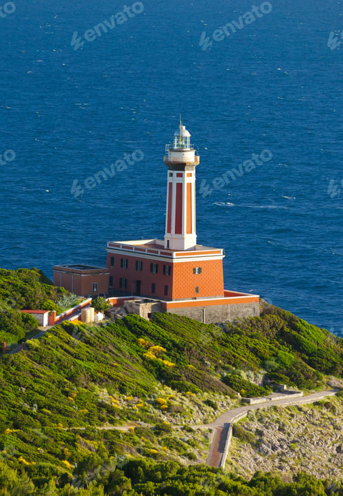 Preview: Lighthouse of Capri Island, Italy, Europe