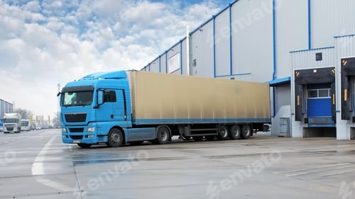 Preview: Van mockup isolated concept, Truck mock up