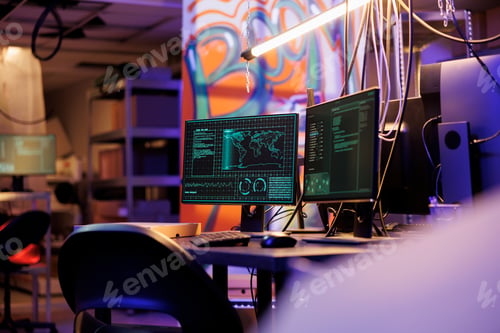 Preview: Malware breaking into database on screen