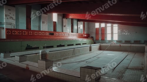 Preview: Abandoned swimming pool in Pyramiden offers a glimpse into Svalbards forgotten history