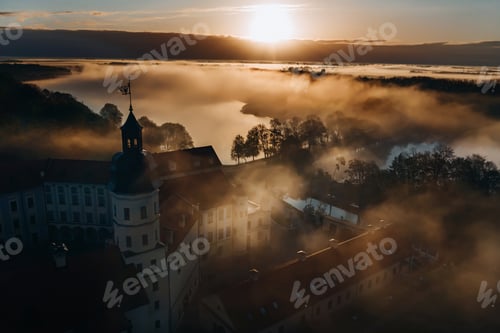 Preview: Nesvizh castle is a residential castle of the Radziwill family in Nesvizh, Belarus, with a beautiful