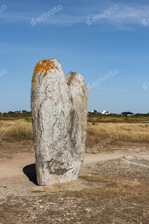 Preview: Menhir Beg Er Goalennec on peninsula Quiberon in Brittany