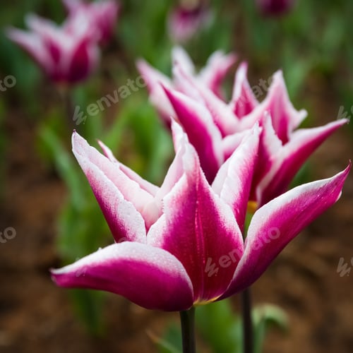Preview: beautiful tulips closeup