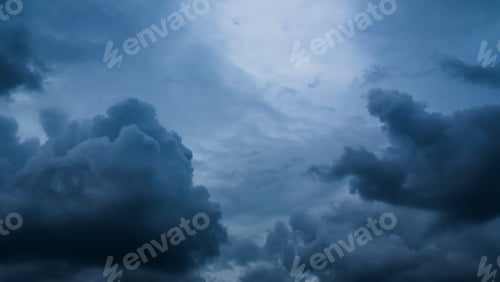 Preview: Cloud storm sky dark rain lightning thunder stormy