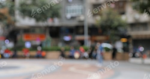 Preview: Bokeh of city street in Macao