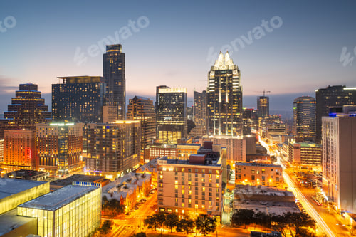 Preview: Austin, Texas, USA Skyline