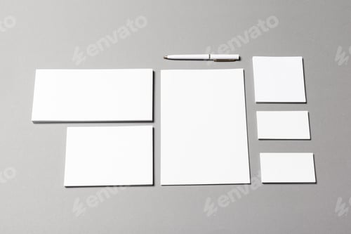 Preview: Mock up on grey background