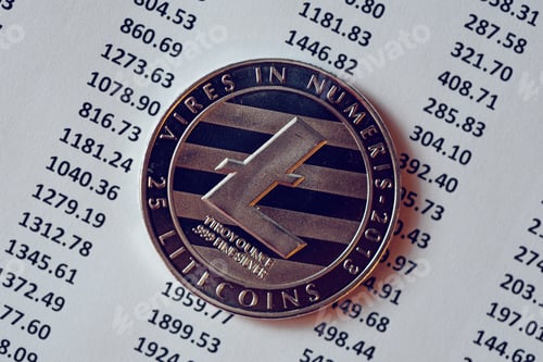 Preview: Litecoin cryptocurrency coin