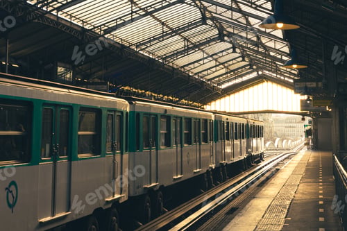 Vista previa: Train station in Paris France