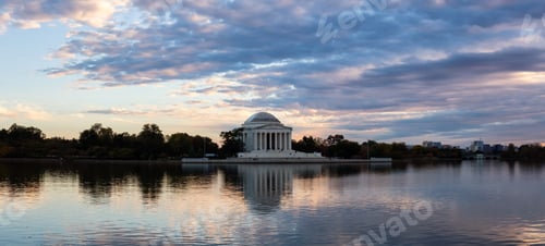Preview: Thomas Jefferson Memorial during a cloudy sunset