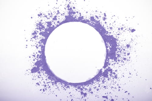 Preview: Bright Dry Paint On A White Background There Is A Place To Record
