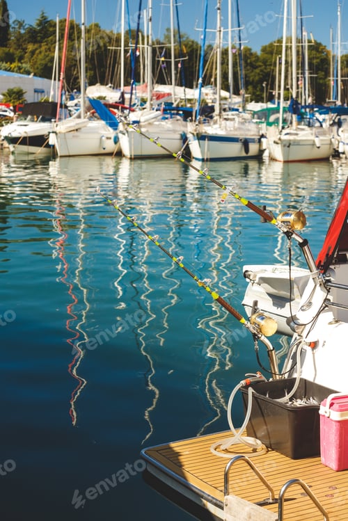 Preview: Shot of large fishing boats on the water