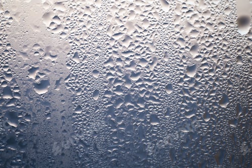 Preview: backlit drops on beige and blue background