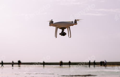 Preview: droneDrone flying in the air