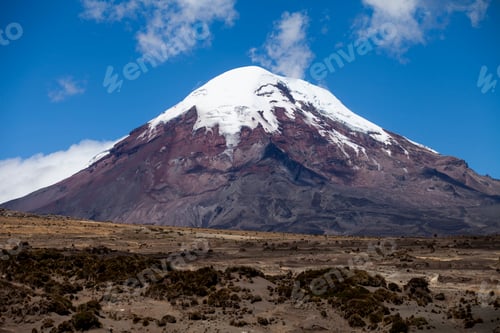 Preview: Snowy mountain on road from village to remote area