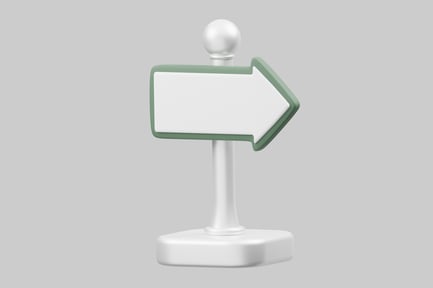 Preview: Digital arrow signpost