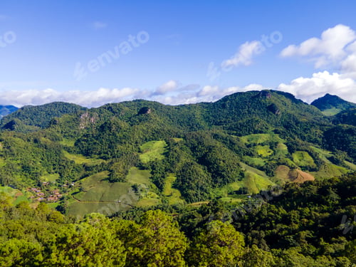 Preview: Doi Luang Chiang Dao mountain hills in Chiang Mai, Thailand. Nature landscape