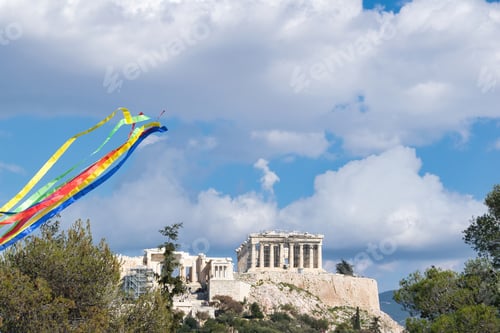 Preview: Kites over the Acropolis, Athens, Greece