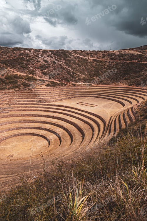 Preview: View of Moray Incas ruins Peru