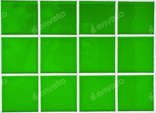 Preview: Contemporary green Tile glossy mosaic