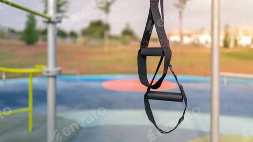 Preview: Great TRX workout fitness to exercises. Special hanging device for exercising