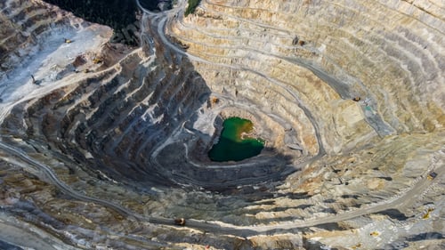 Preview: Mining Pit Aerial View