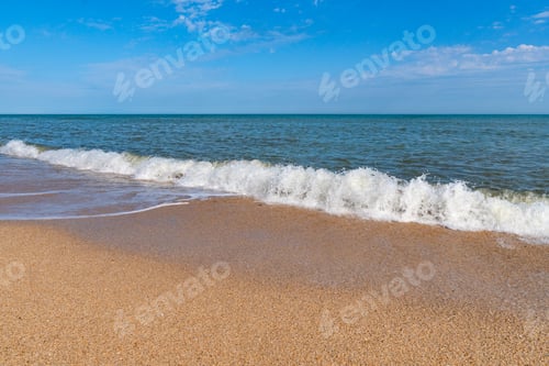 Preview: Beach and sea with azure water, summer relax