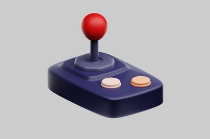 Controlador de console retrô com botões