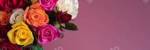 Preview: Bunch of colorful roses